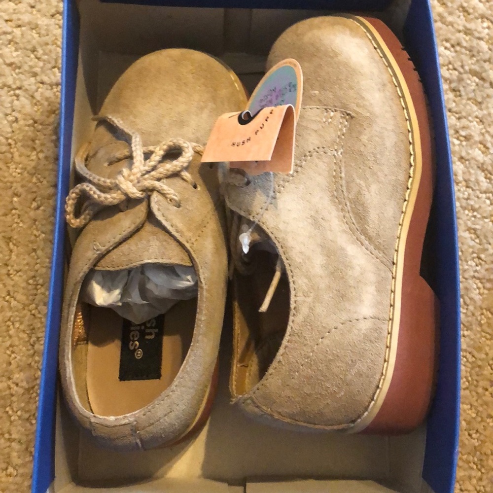 Hush puppies buck style dress shoes